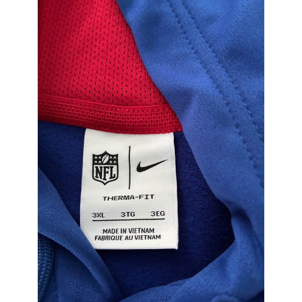 New York Giants 3XL NWT Nike Sideline Athletic Stack Performance Pullover Hoodie - Picture 3 of 11
